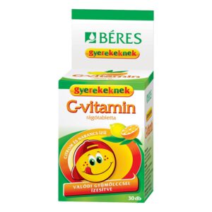 Béres C-vitamin rágótabletta gyerekeknek - 30db