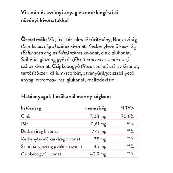 Vitaking Echinax szirup - 200ml 2 Vitaking Echinax szirup - 200ml - Image 2