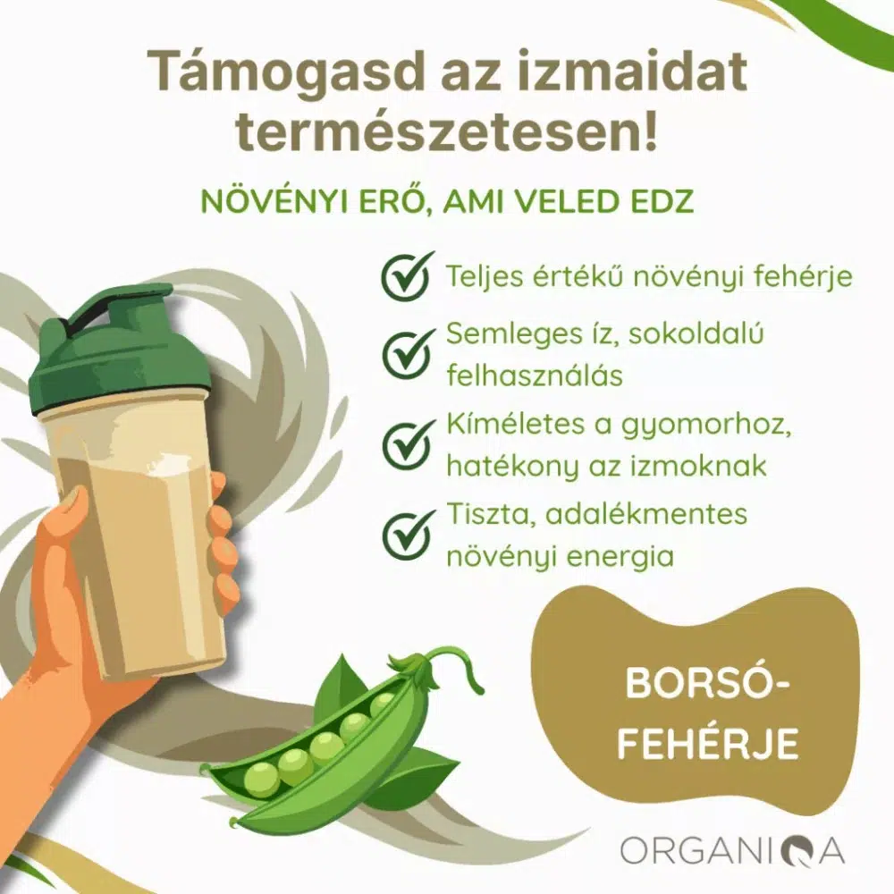 Organiqa Bio Borsófehérje por - 200g 3 Organiqa Bio Borsófehérje por - 200g - Image 3