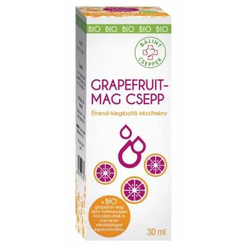 Bálint Cseppek Bio Grapefruitmag csepp - 30ml 1 Bálint Cseppek Bio Grapefruitmag csepp - 30ml