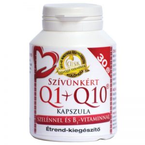 Celsus Szívünkért Q1+Q10+szelén+B1-vitamin kapszula - 30db
