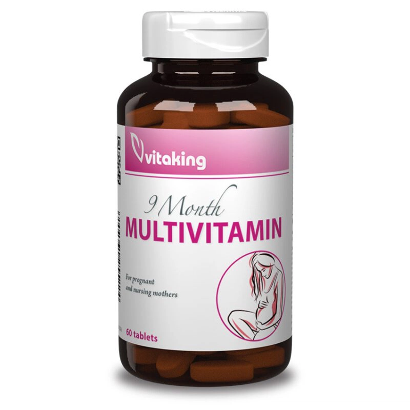 Vitaking 9 Month Multivitamin tabletta - 60db