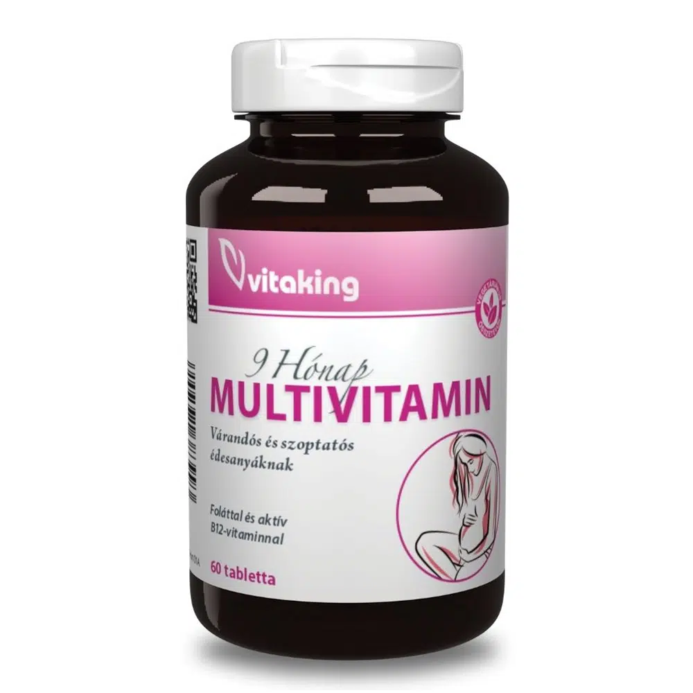 Vitaking 9 Hónap Multivitamin tabletta - 60db 1 Vitaking 9 Hónap Multivitamin tabletta - 60db
