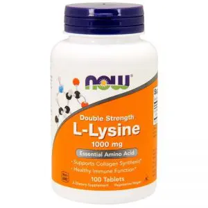 Now L-Lysine (lizin) 1000mg tabletta - 100db