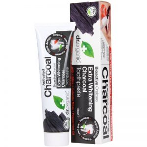Dr. Organic Charcoal Extra fehérítő fogkrém aktív szénnel - 100ml