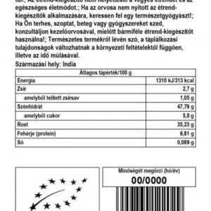 Biomenü Bio shatavari por - 125g 3 Biomenü Bio shatavari por - 125g - Image 2