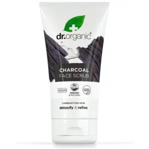 Dr. Organic Charcoal Mélytisztító arcradír aktív szénnel - 125ml