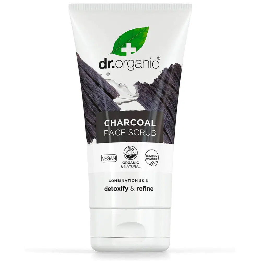 Dr. Organic Charcoal Mélytisztító arcradír aktív szénnel - 125ml 1 Dr. Organic Charcoal Mélytisztító arcradír aktív szénnel - 125ml