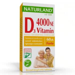 Naturland D-vitamin 4000NE Forte tabletta - 60db