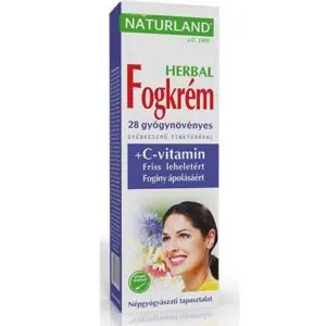 Naturland Herbal 28 gyógynövényes fogkrém + C-vitamin - 100ml