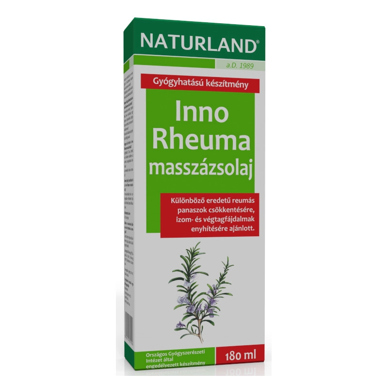 Naturland inno-rheuma masszázsolaj - 180 ml 1 Naturland inno-reuma masszázsolaj – 180 ml