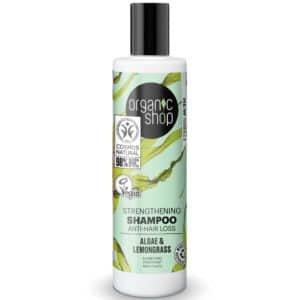 Organic Shop Erősítő és hajhullás elleni sampon algával és citromfűvel - 280ml