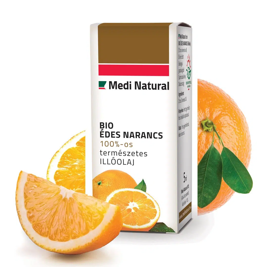 Medinatural bio illóolaj édes narancs - 5ml 1 Medinatural Bio illóolaj édes narancs - 5ml