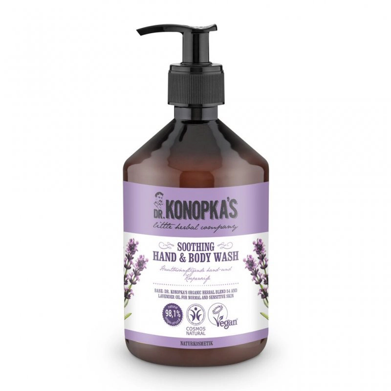 Dr. Konopka's Nyugtató tusfürdő és kézmosó - 500ml 1 Dr. Konopka's Nyugtató tusfürdő és kézmosó - 500ml