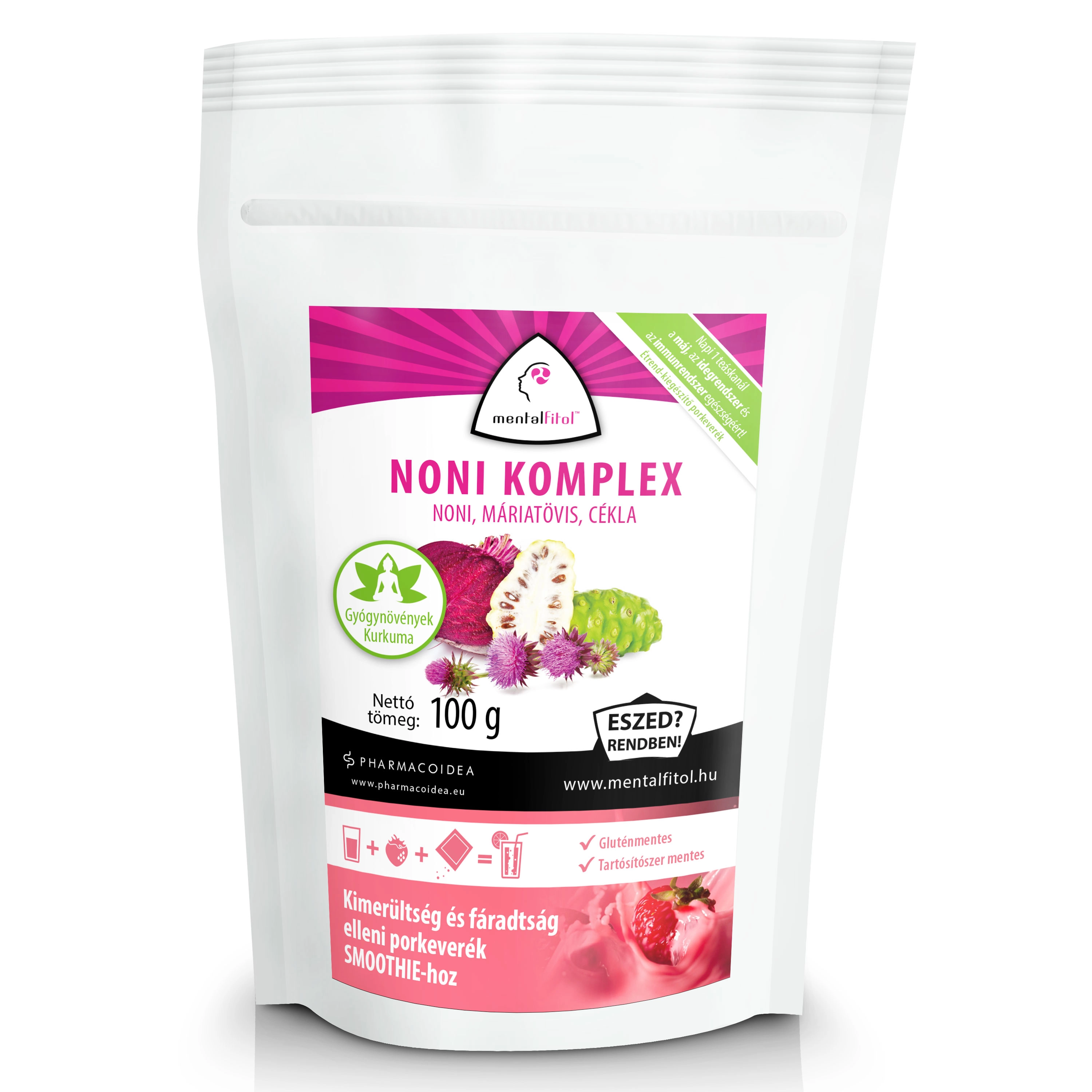Mentalfitol Noni komplex porkeverék - 100g 1 Mentalfitol Noni komplex porkeverék – 100g