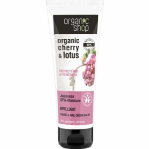 Organic Shop Kéz- és körömápoló balzsam bio cseresznye és lótusz kivonattal - 75ml