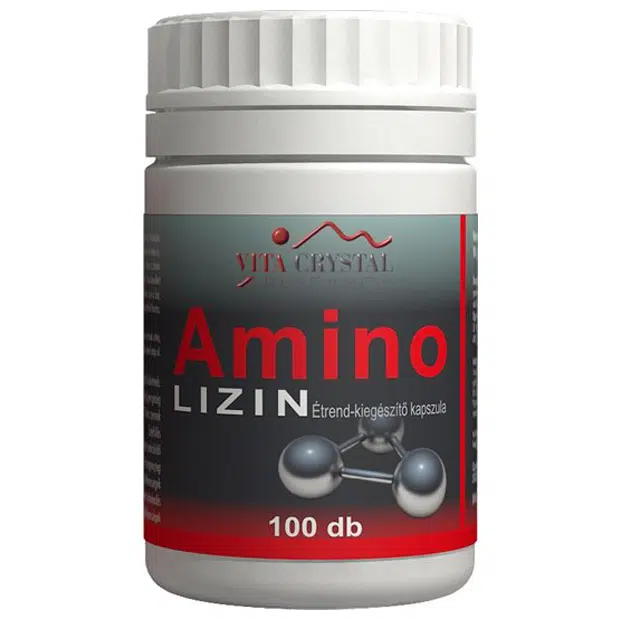 Vita Crystal Amino Lizin kapszula - 100 db 1 Vita Crystal Amino Lizin kapszula - 100 db
