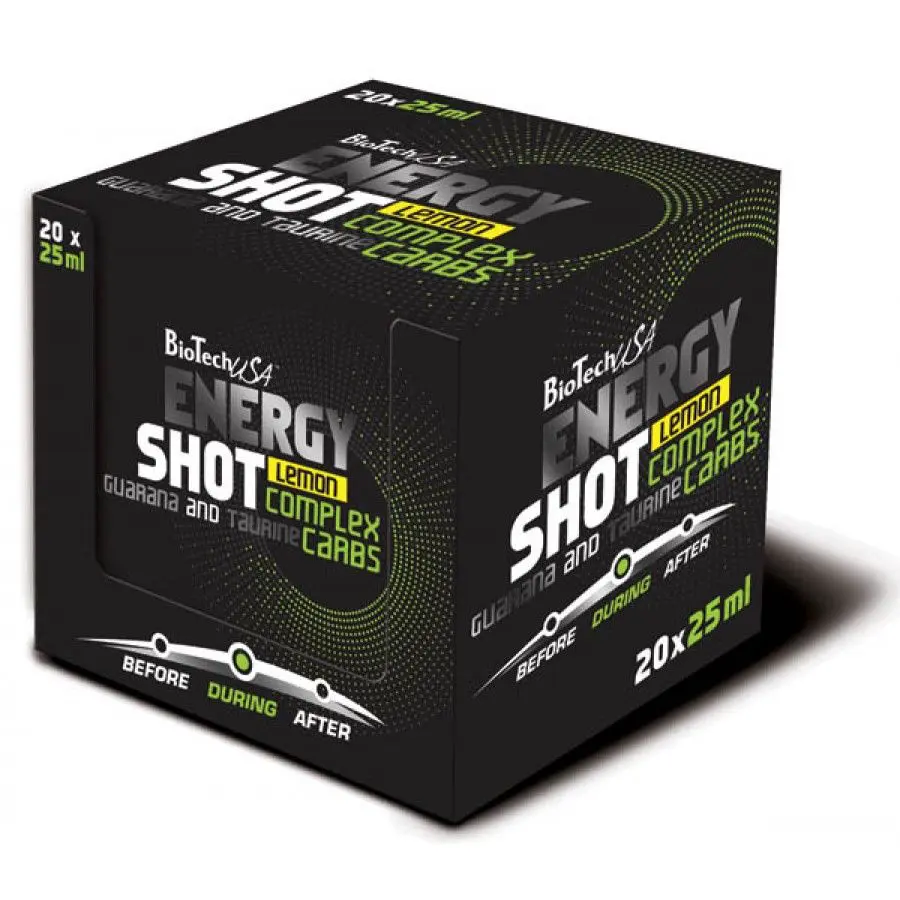 BioTech USA Energy Shot ampulla - 20x25 ml 1 BioTech USA Energy Shot