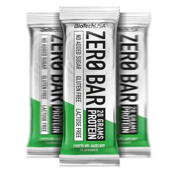 BioTech USA Zero Bar protein szelet csokoládé - mogyoró - 50g 1 BioTech USA Zero Bar protein szelet csokoládé - mogyoró - 50g