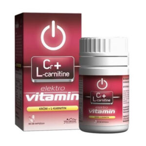Vita Crystal E-lit Vitamin - Króm + L-carnitine kapszula - 60db