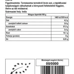 Biomenü Bio őrölt gyömbér - 60g 3 Biomenü Bio őrölt gyömbér - 60g - Image 2