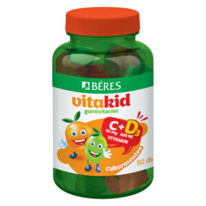 Béres VitaKid C-vitamin + D3-vitamin gumivitamin – 50db