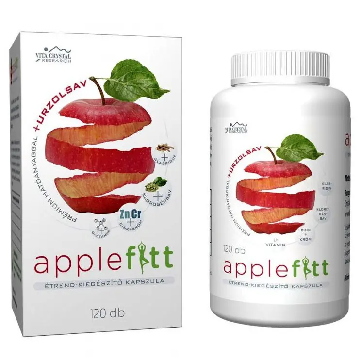 Vita Crystal AppleFitt kapszula - 120db 1 Vita Crystal AppleFitt kapszula - 120db