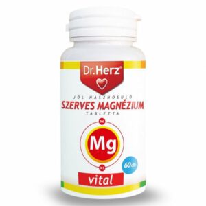 Dr. Herz Szerves Magnézium+B6+D3-vitamin tabletta - 60db
