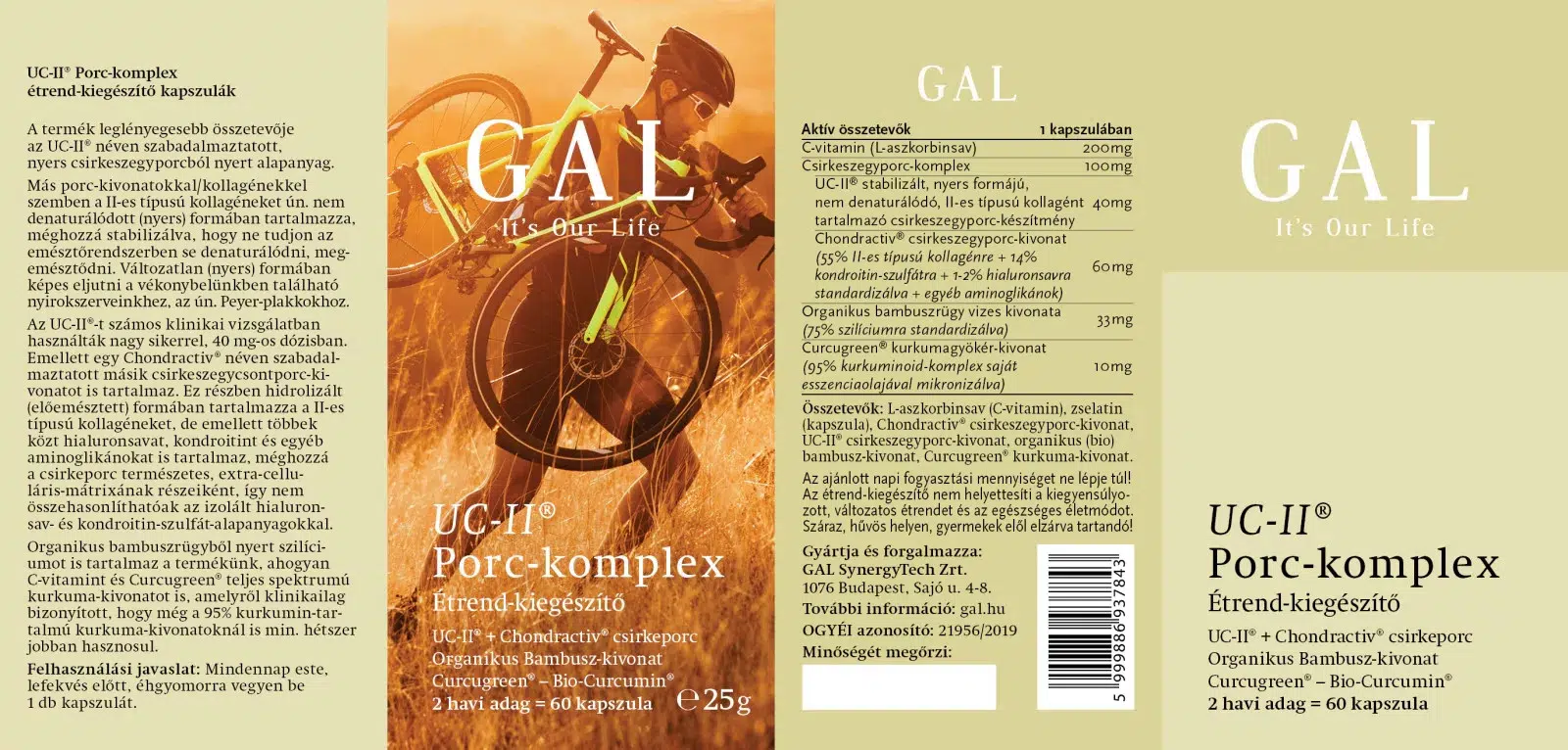 GAL UC-II Porc-komplex - 60db 4 GAL UC-II Porc-komplex - 60db