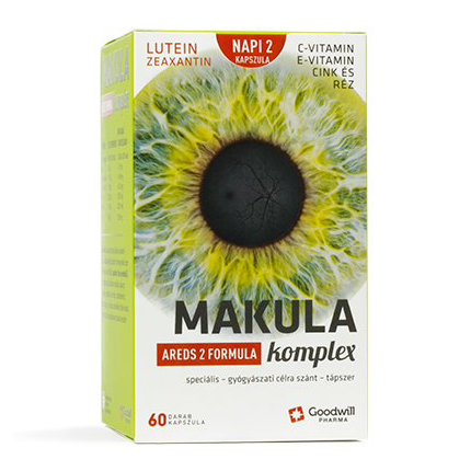 Goodwill Makula Komplex Areds 2 formula - 60db - missgreen.hu webáruház
