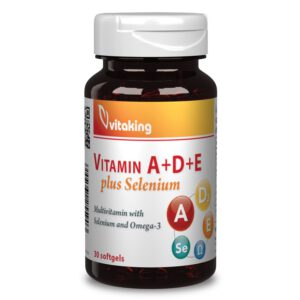 Vitaking A-D-E-Szelén komplex gélkapszula - 30db