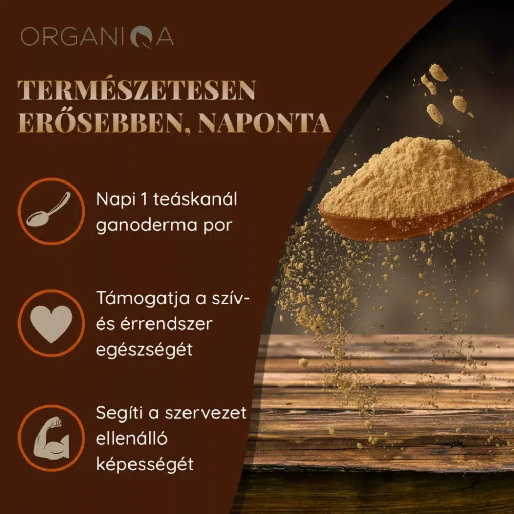 Organiqa Bio Reishi-Ganoderma por - 125g 4 Organiqa Bio Reishi-Ganoderma por - 125g - Image 4
