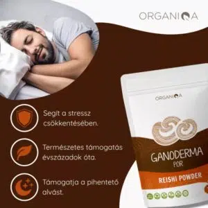 Organiqa Bio Reishi-Ganoderma por - 125g 6 Organiqa Bio Reishi-Ganoderma por - 125g - Image 3