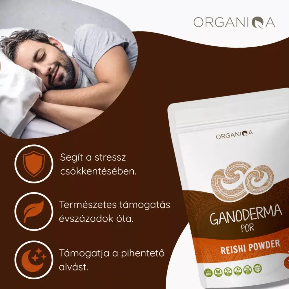 Organiqa Bio Reishi-Ganoderma por - 125g 3 Organiqa Bio Reishi-Ganoderma por - 125g - Image 3