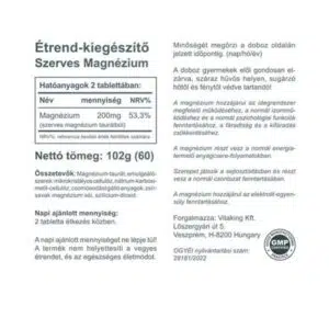 Vitaking Magnézium Taurát tabletta - 60db - Image 2