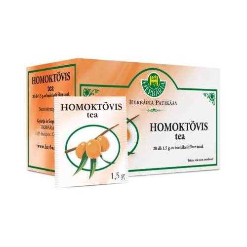 Herbária homoktövis tea filteres - 20filter 1 Herbária homoktövis tea filteres - 20filter