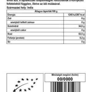 Biomenü Bio útifűmaghéj - 125g 3 Biomenü Bio útifűmaghéj - 125g - Image 2