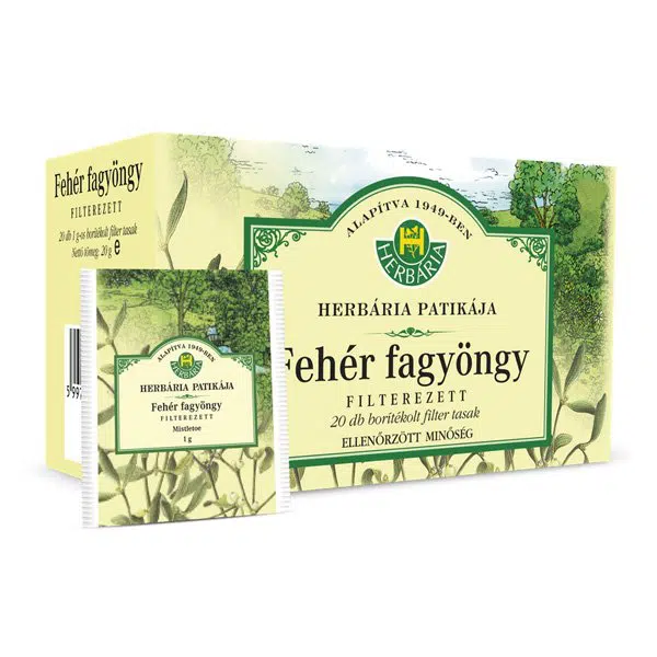 Herbária fehér fagyöngy tea - 20x1g borítékolt filter/doboz 1 Herbária fehér fagyöngy tea - 20x1g borítékolt filter/doboz