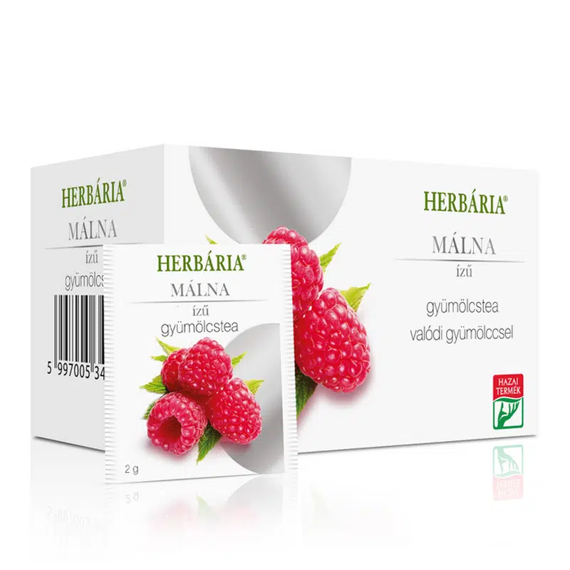 Herbária gyümölcstea málna - 20 filter 1 Herbária gyümölcstea málna - 20 filter