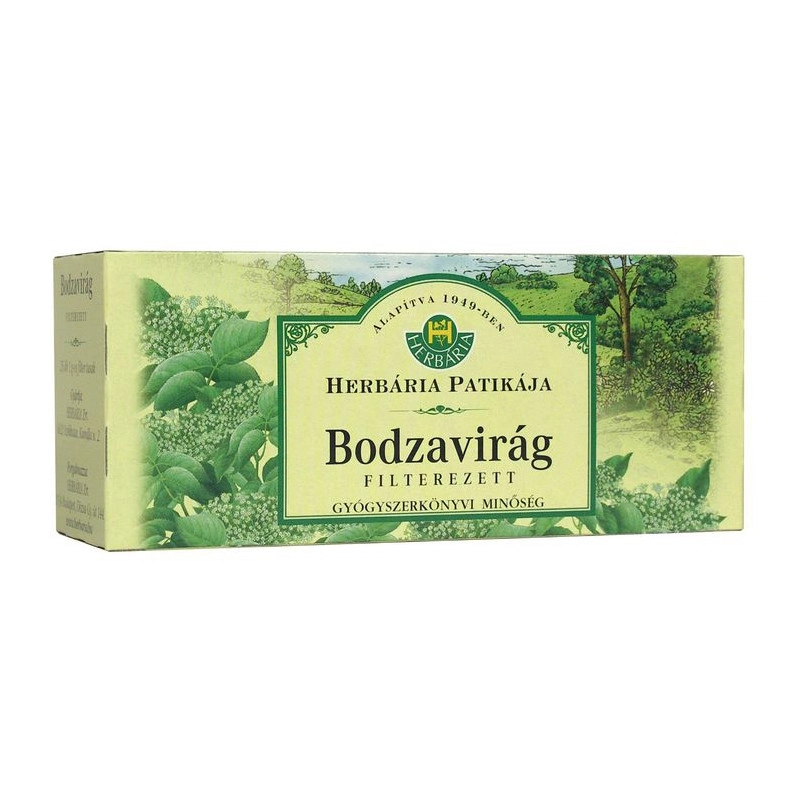 Herbária bodzavirág tea - 25x1g filter/doboz 1 Herbária bodzavirág tea – 25x1g filter/doboz