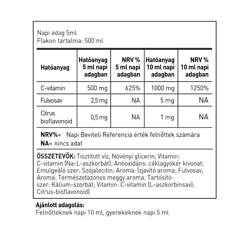 LipoCell C-vitamin ital - 500ml 2 LipoCell C-vitamin ital - 500ml - Image 2