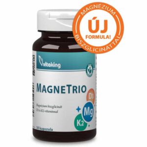 Vitaking Magne Trio Mg + K2 + D3-vitamin kapszula - 30db