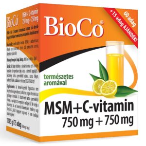 BioCo MSM+C-vitamin italpor 750mg+750mg - 75 adag