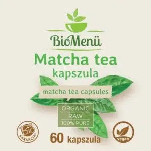 Biomenü Bio Matcha tea kapszula - 60db 3 Biomenü Bio Matcha tea kapszula - 60db - Image 2