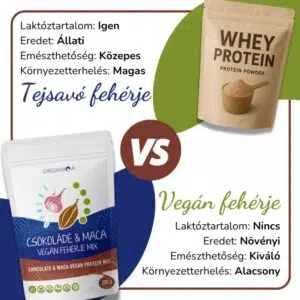 Organiqa 100% bio csokoládé-maca vegán fehérje mix - 200g 5 Organiqa 100% bio csokoládé-maca vegán fehérje mix - 200g - Image 2