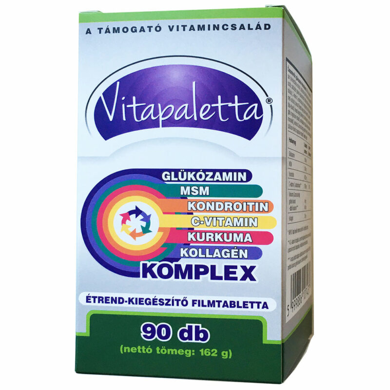 Vitapaletta Glükozamin komplex filmtabletta - 90db - VitaminNagyker webáruház