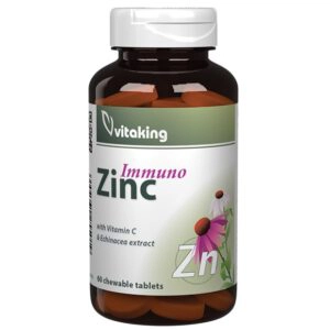 Vitaking Cink Immuno rágótabletta - 60db