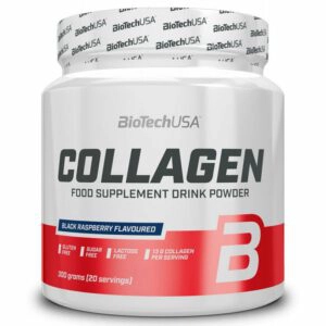 BioTech USA Collagen fekete málna – 300g
