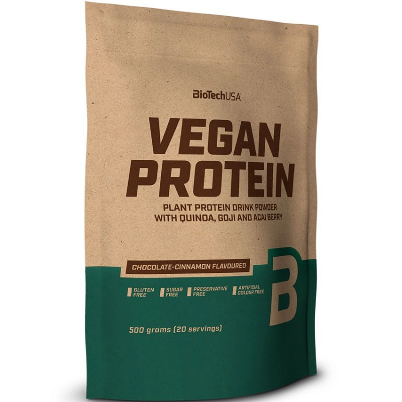 BioTech USA Vegan Protein banán - 500g 1 BioTech USA Vegan Protein banán – 500g