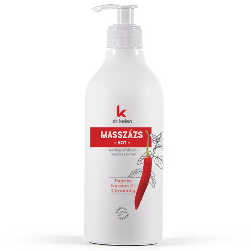 Dr. Kelen Hot masszázskrém - 500ml 1 Dr. Kelen Hot masszázskrém - 500ml